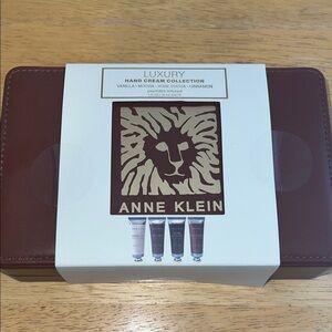 Anne Klein Hand Cream Set in Brown Case